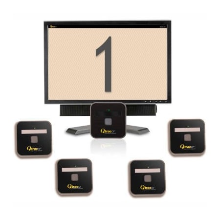 Lavi Industries Qtrac Plug and Play, 22" LCD Beige & Gray Display, 5 Remotes 95-QTPNP105/22/BG